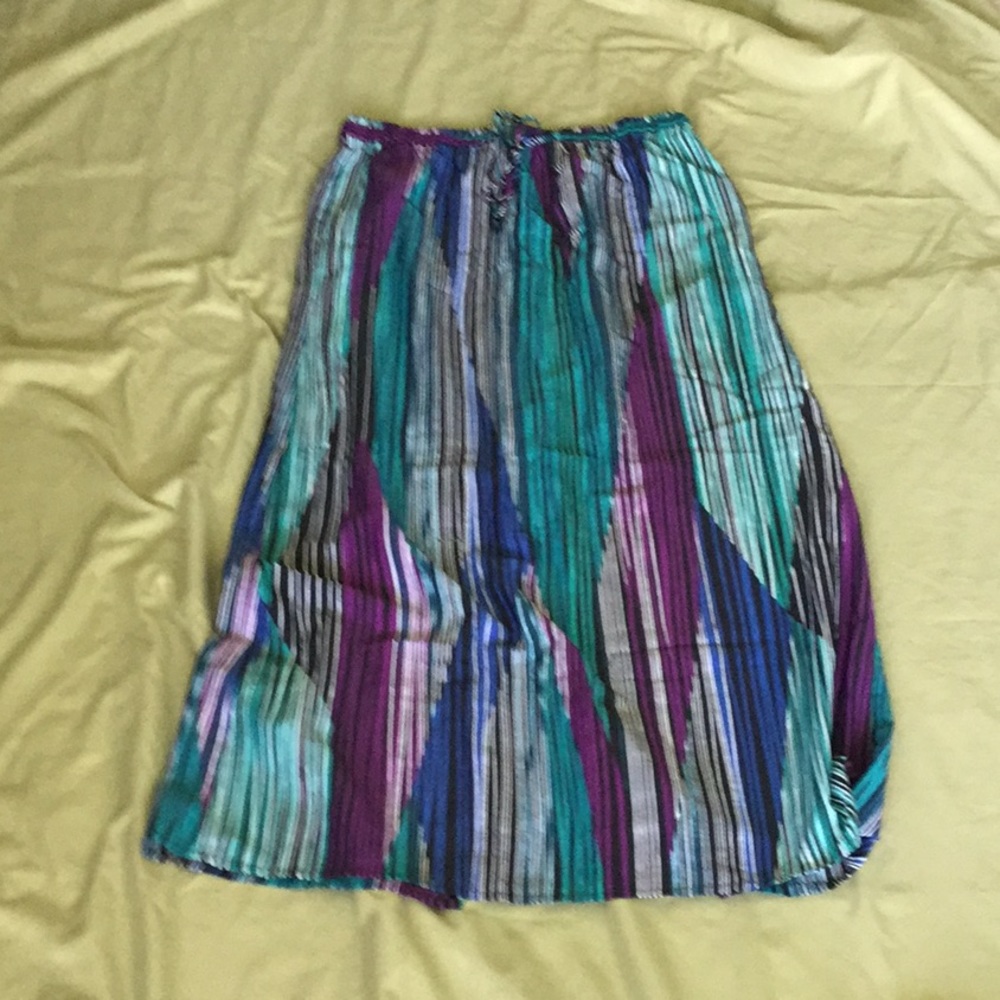 A long skirt